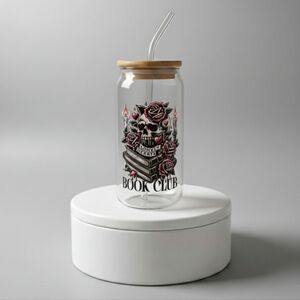 NEW Lonely Hearts 16 Oz Glass Tumbler